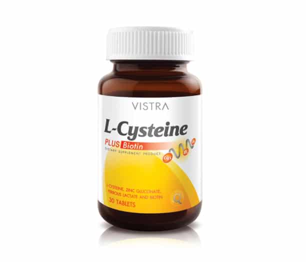 รีวิววิตามินไบโอติน Vistra L-Cysteine Plus Biotin